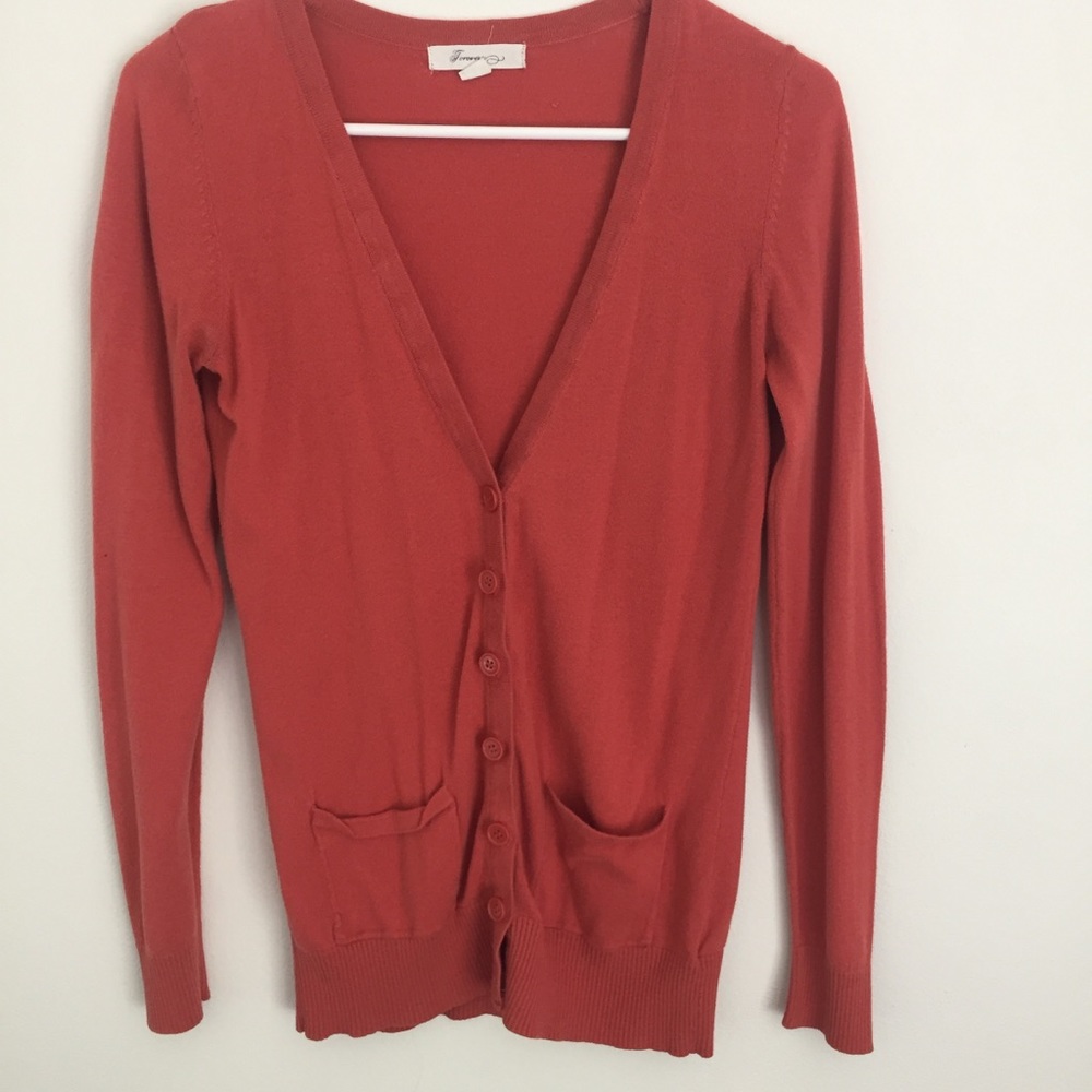 Burnt Orange Cardigan